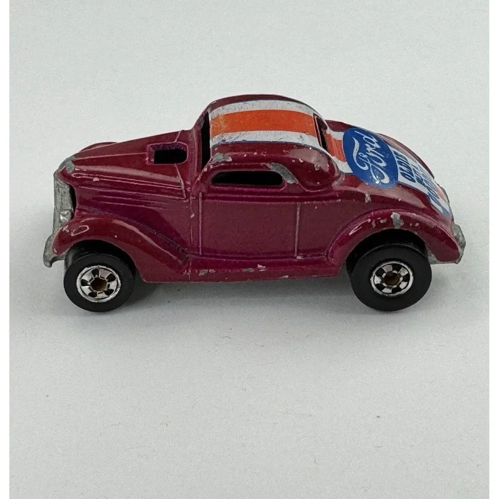 Hot Wheels Neet Streeter‎ 1973 Ford Coupe Magenta Oldie But A Goodie Hong Kong